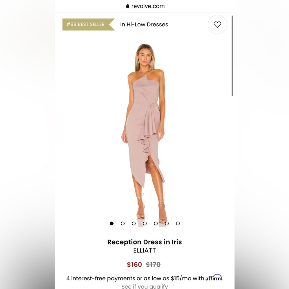 Elliatt Reception Dress in Iris - Medium